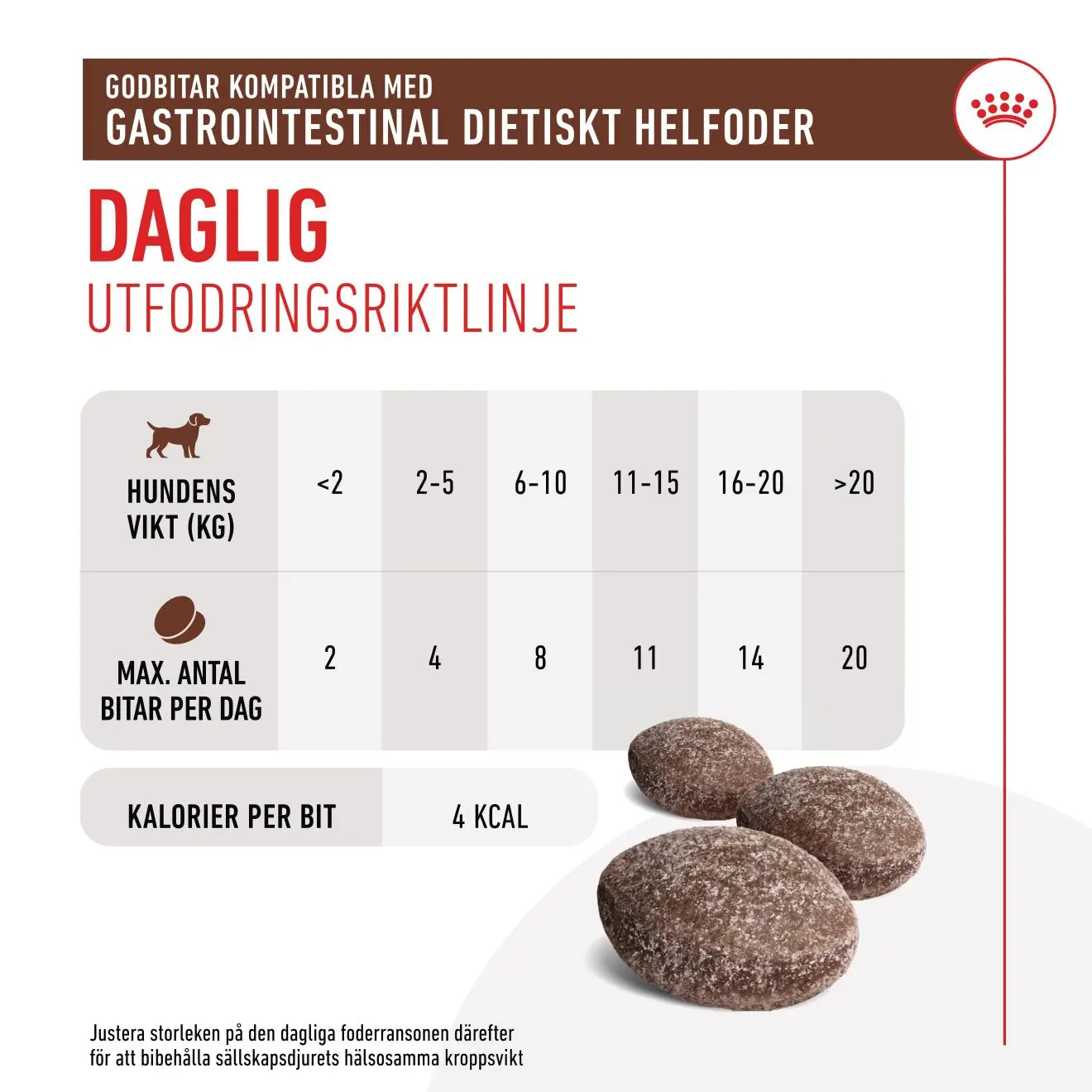 Royal Canin Veterinary Gastrointestinal Treats – godbidder til hund