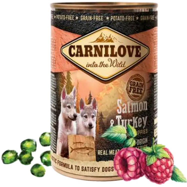 Dog Wild Meat Salmon & Turkey for Puppies