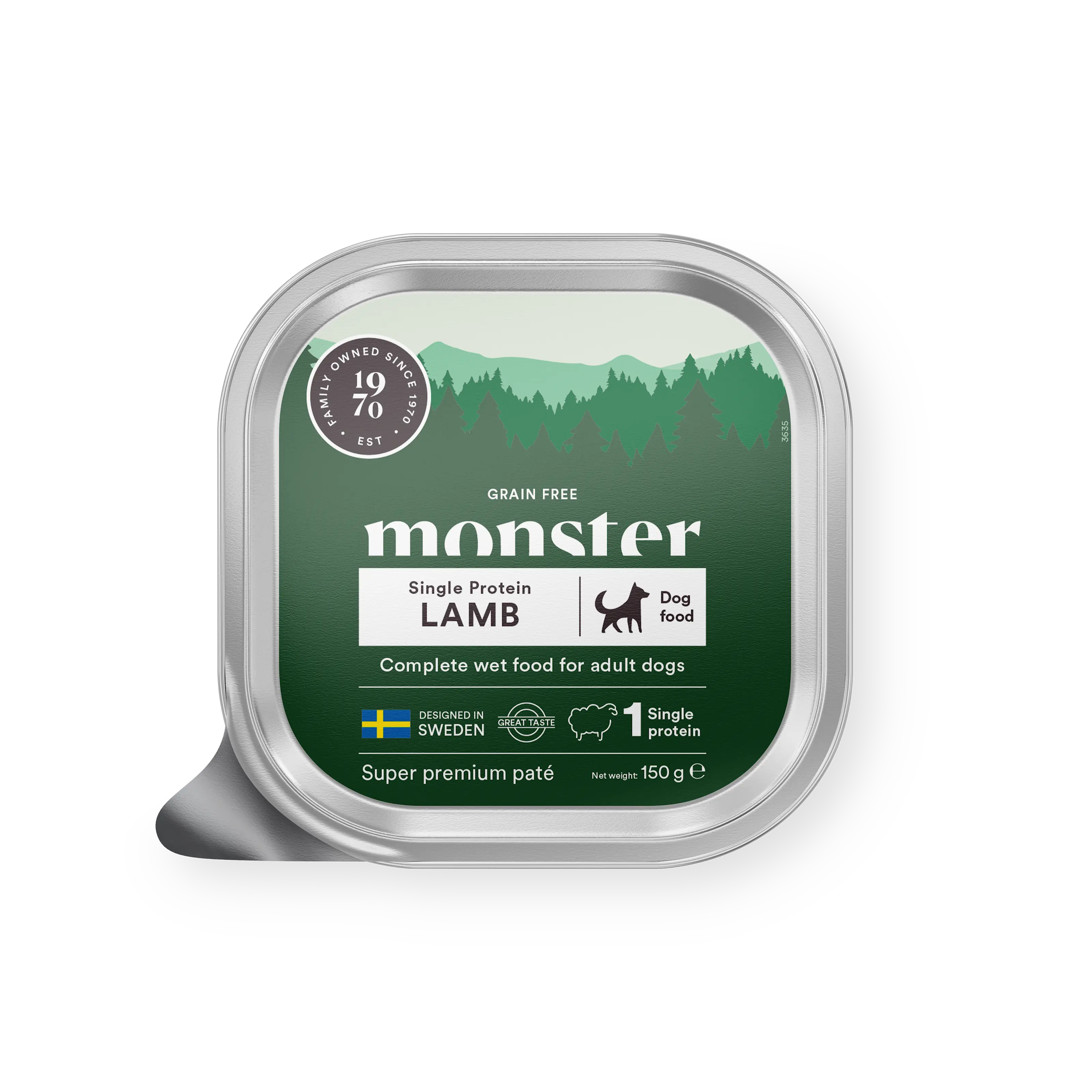 Hundepaté av lam 150 g