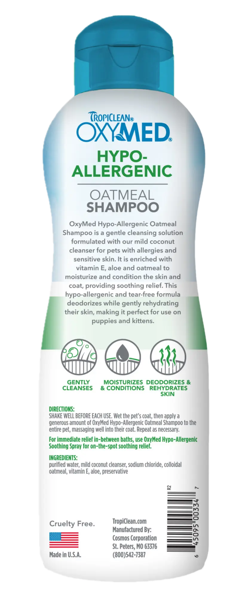OxyMed Hypoallergeeninen shampoo lemmikkieläimille