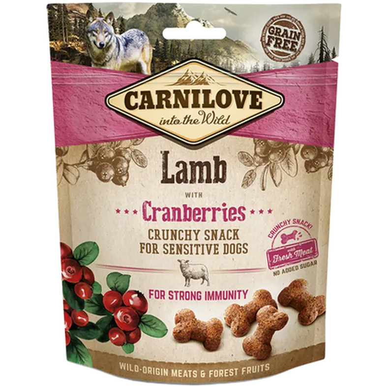 Dog Crunchy Snack Lamb & Cranberries