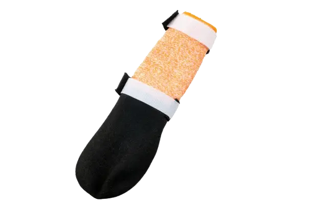 Protector bootie high XS black/orange