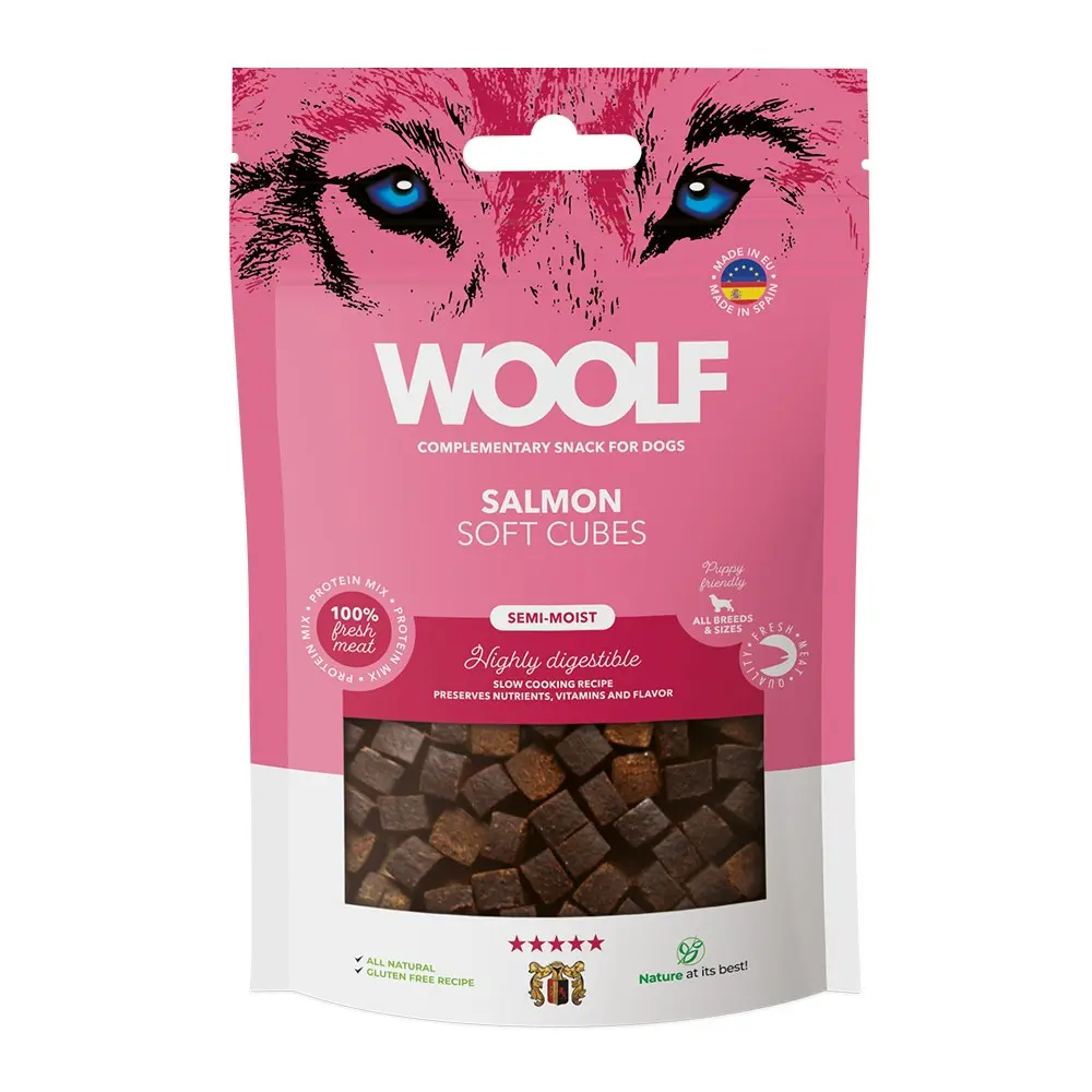 Soft Cubes - Salmon 100g