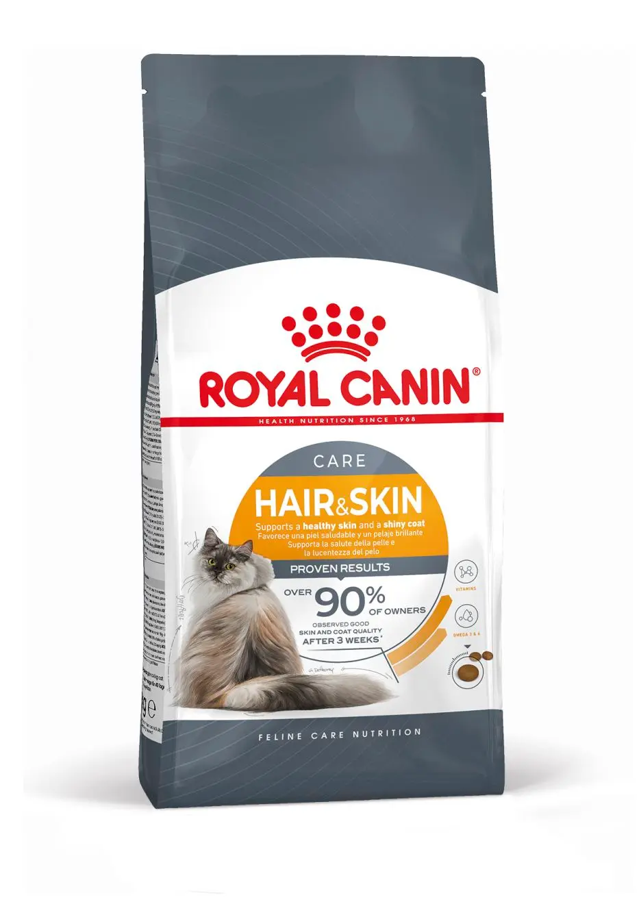 Hair & Skin Care Adult kissan kuivaruoka