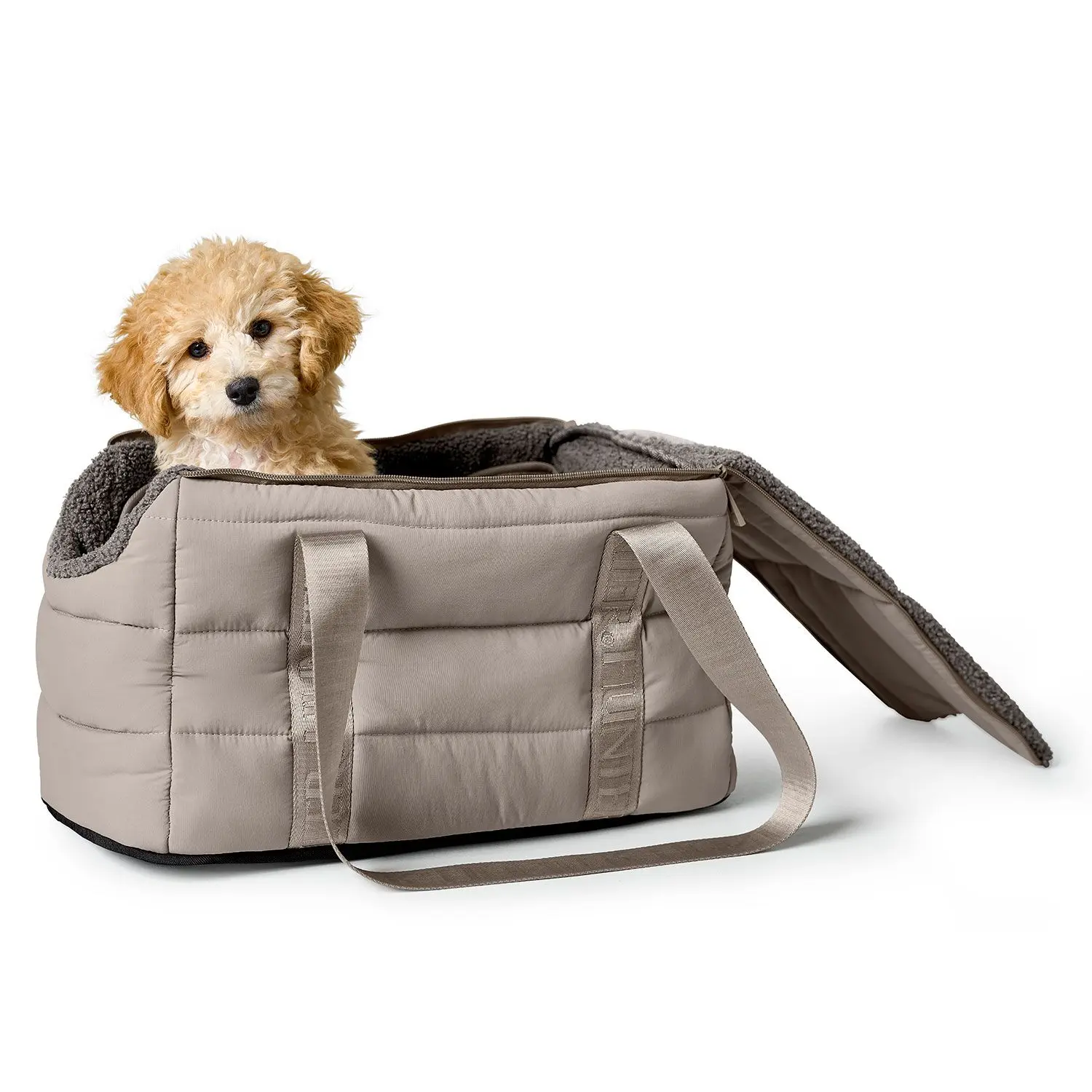 Carrier bag Seoul Nylon greige