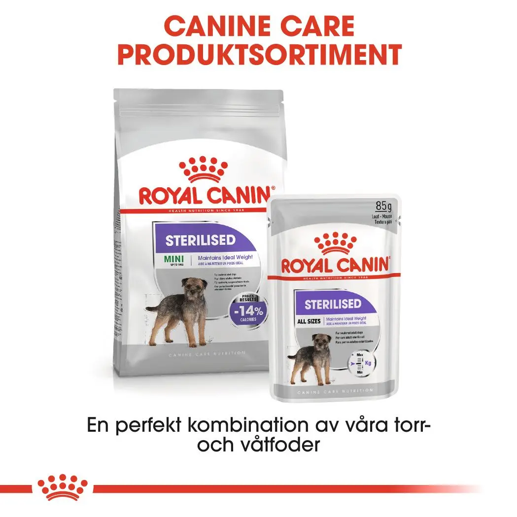 Sterilised Adult Mini Torrfoder för hund