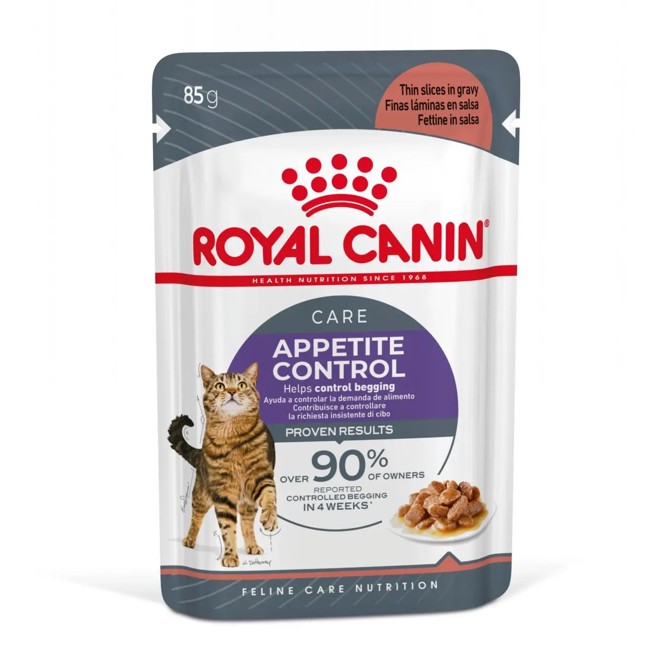 Feline Care Nutrition Appetite Control Care kissan märkäruoka kastikkeessa