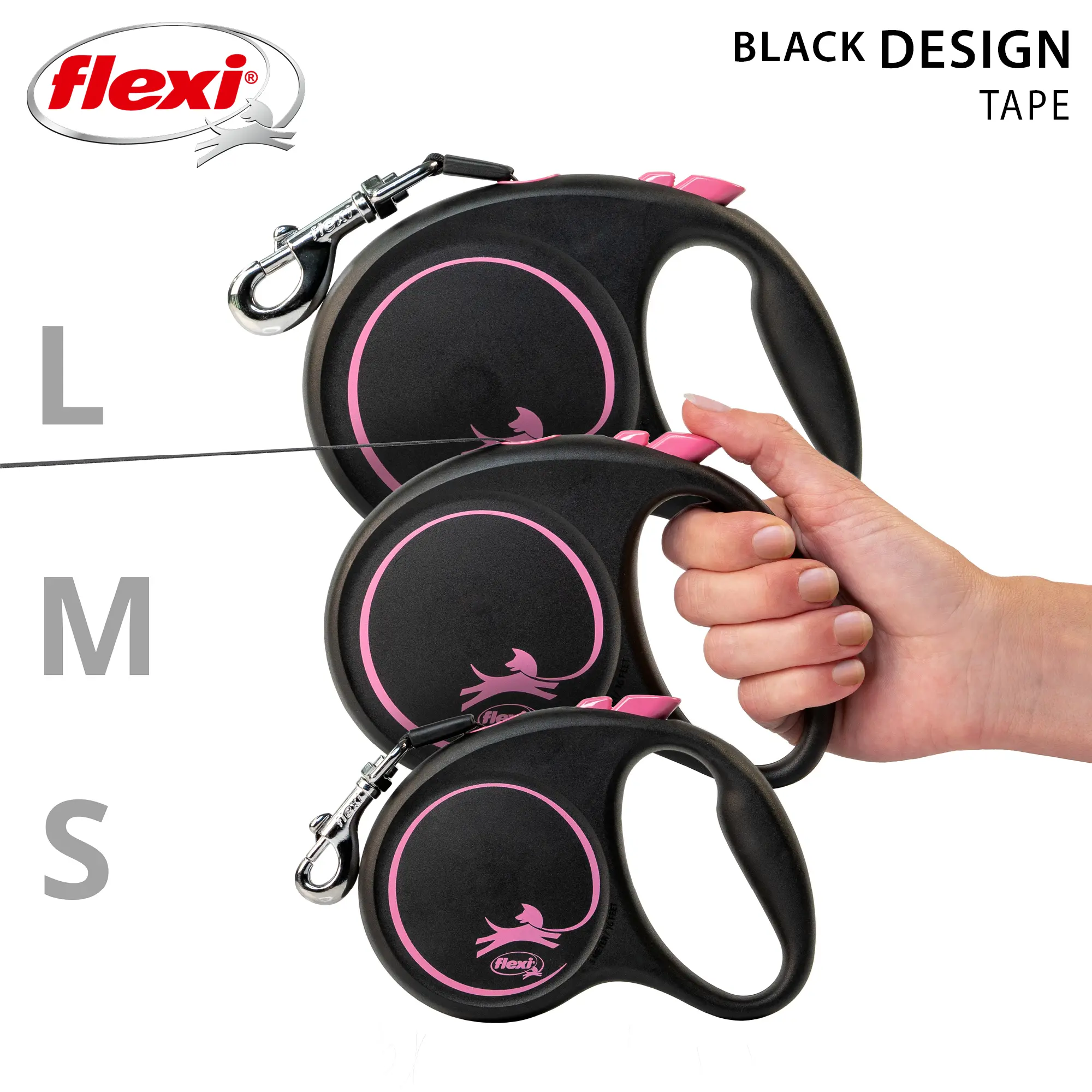 Kelatalutin Black Design Tape Pinkki