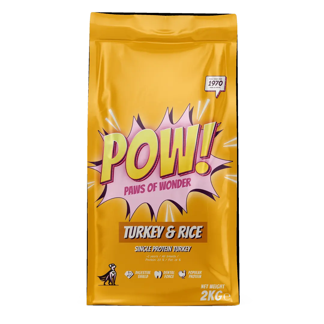 POW! Tørrfôr Adult Kalkun & Ris 2 kg