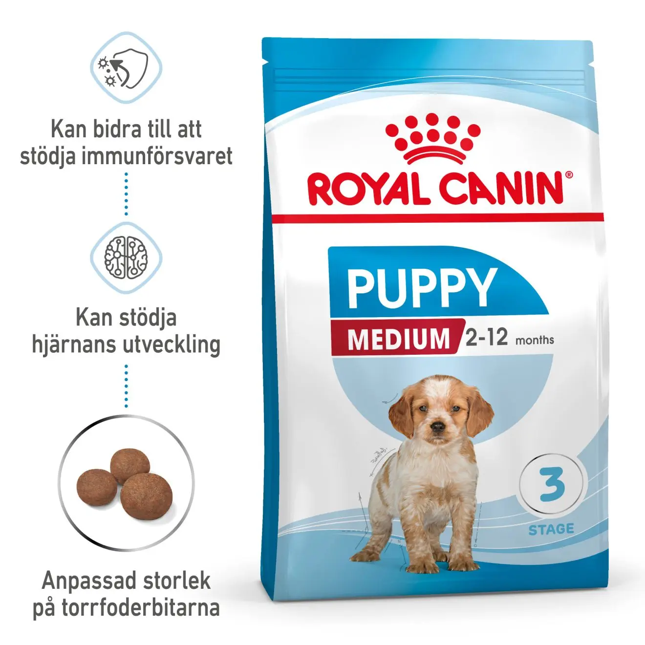Medium Puppy Kuivaruoka pennuille