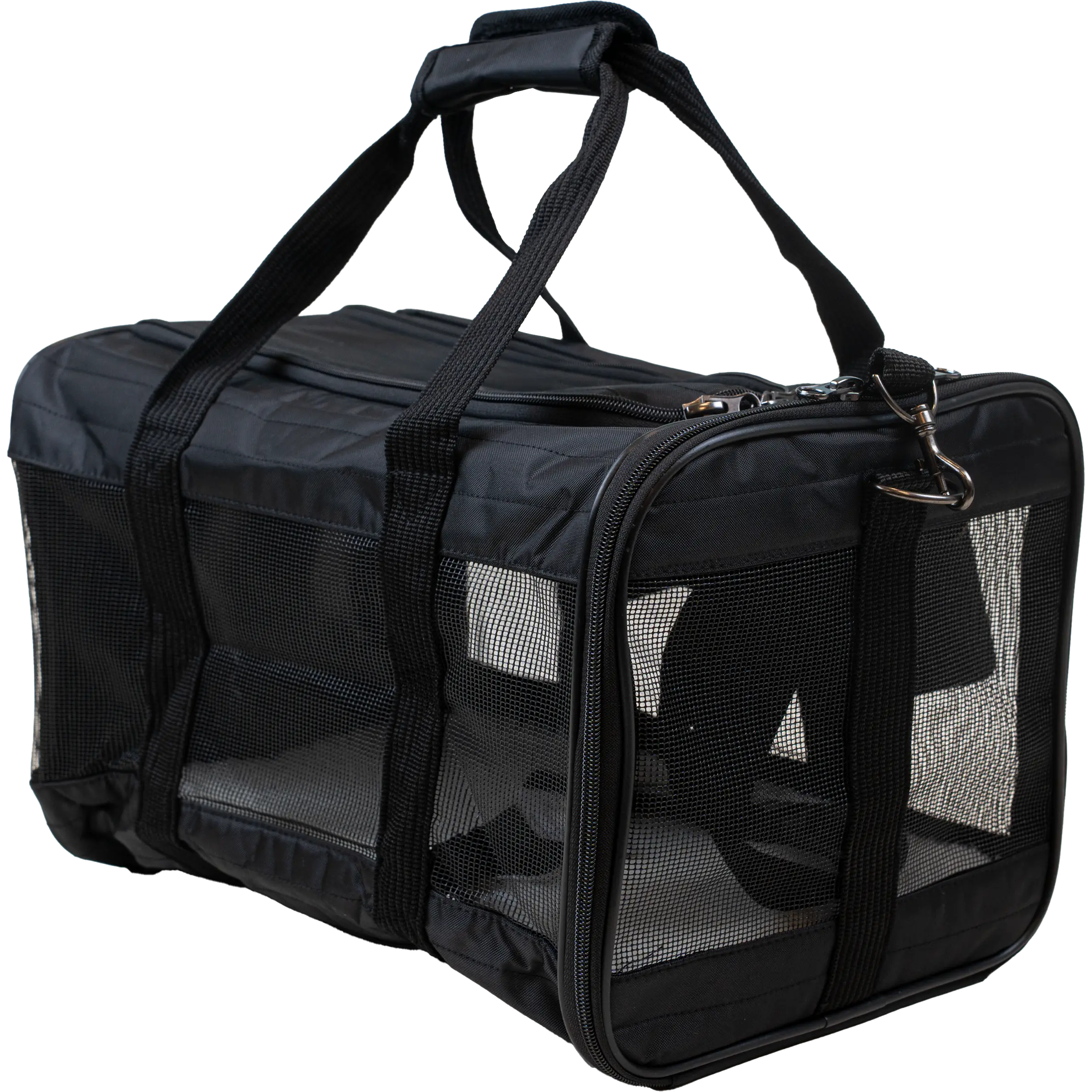 Kantokassi Airline Super, S, 38x25,5x22cm, Musta
