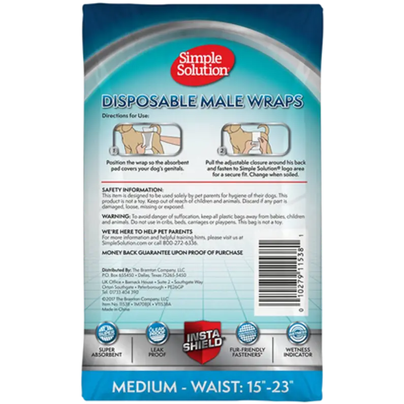 Disposable Male Wrap