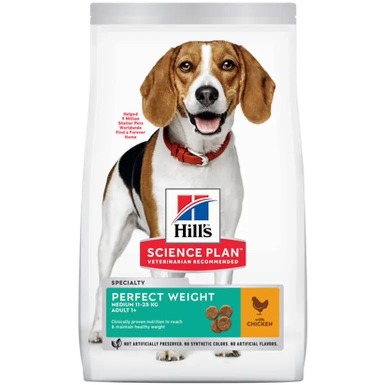 Adult Perfect Weight Medium Chicken - Dry Dog Food 2 kg