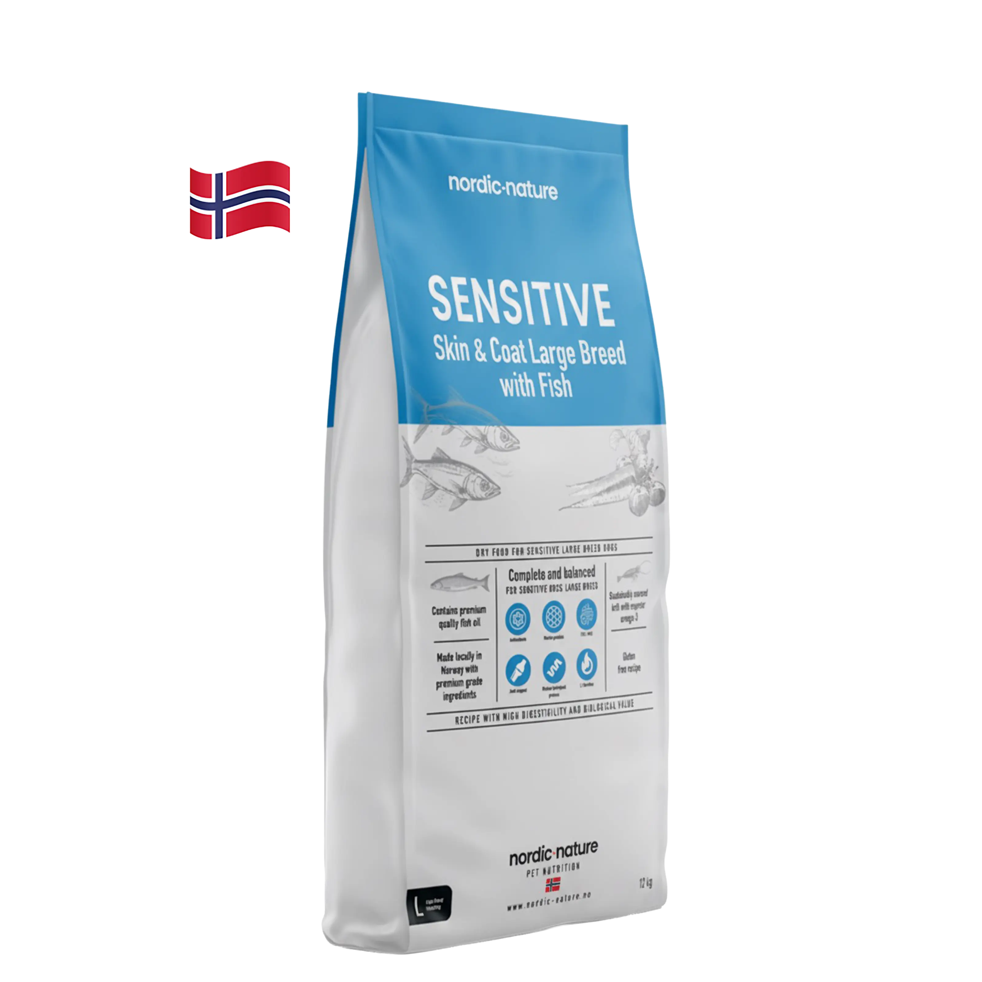 Sensitive Skin & Coat Fish Large Breed 12 kg