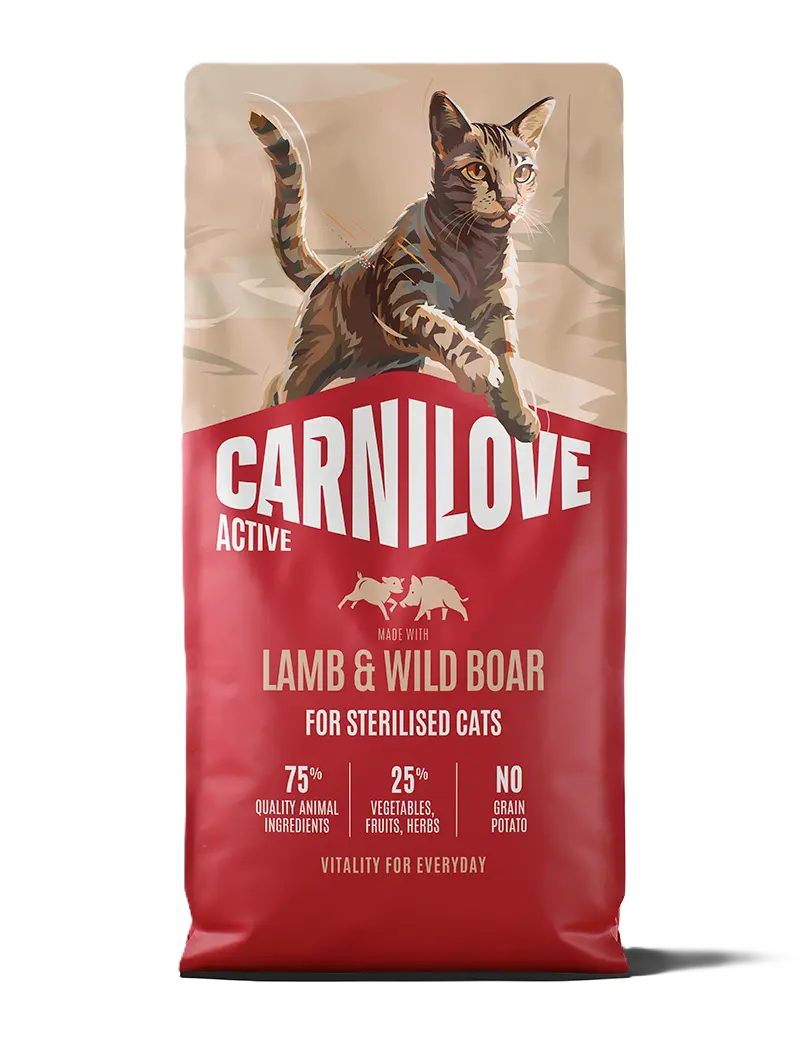 Active Cat Lam og villsvin for kastrerte voksne hunder av alle raser 2 kg