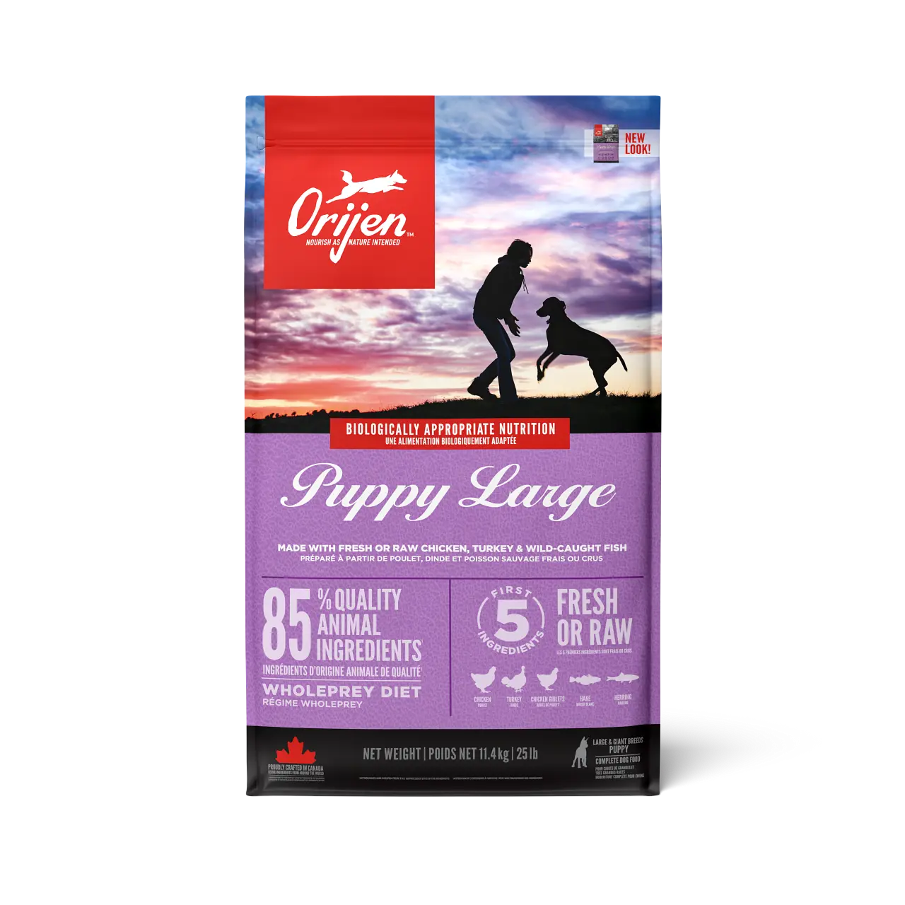 Dog Puppy Large Grain Free - Dry Dog Food Purple 11,4 kg