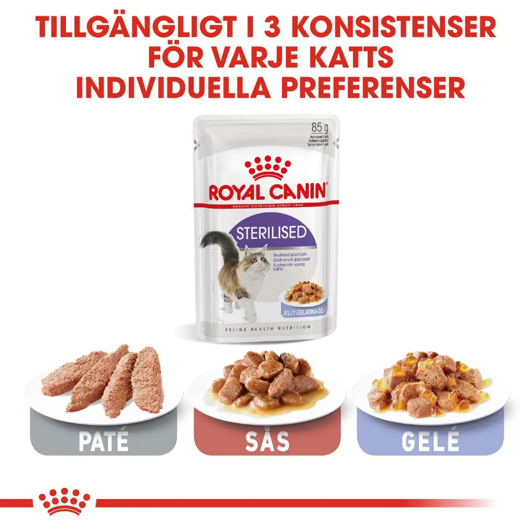 Sterilised Adult kissan märkäruoka hyytelössä