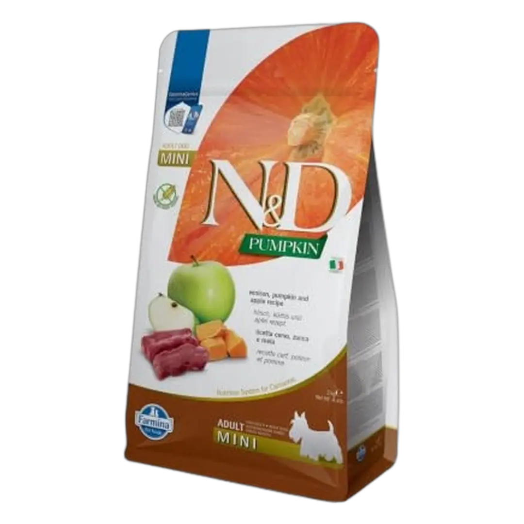 Farmina N&D Pumpkin Tørrfôr Adult Mini Hjort & Eple 2 kg