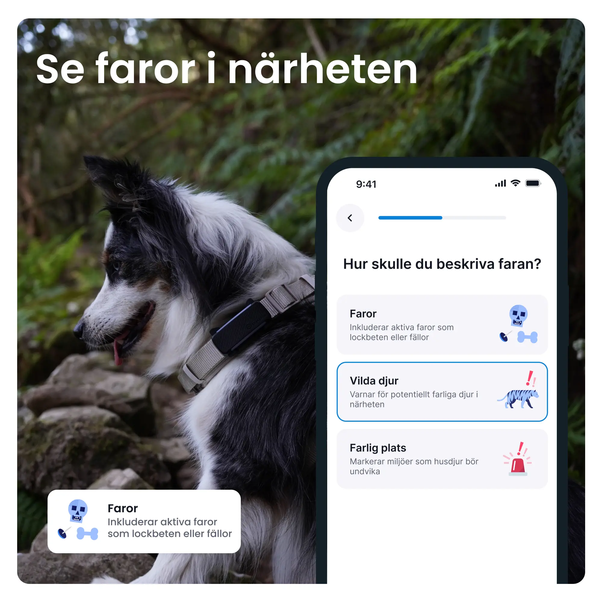 GPS-paikannin koiralle Koira 6 - Musta