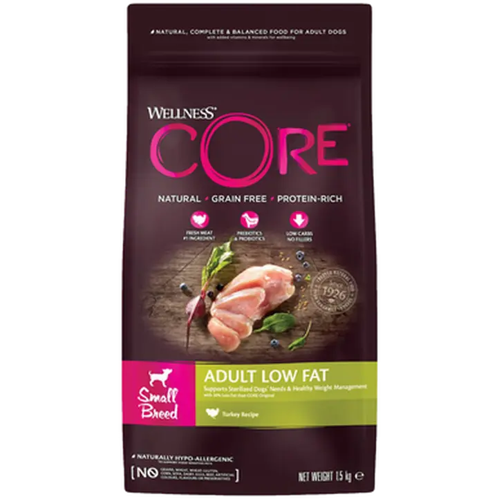Dog Adult Low Fat Small Breed Turkey Dry
