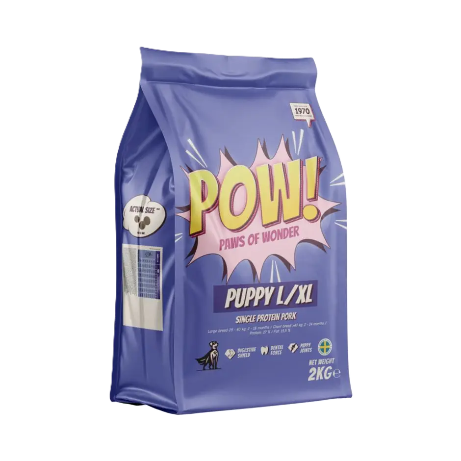 Hund Valp Large / X-Large Svinekjøtt 2 kg