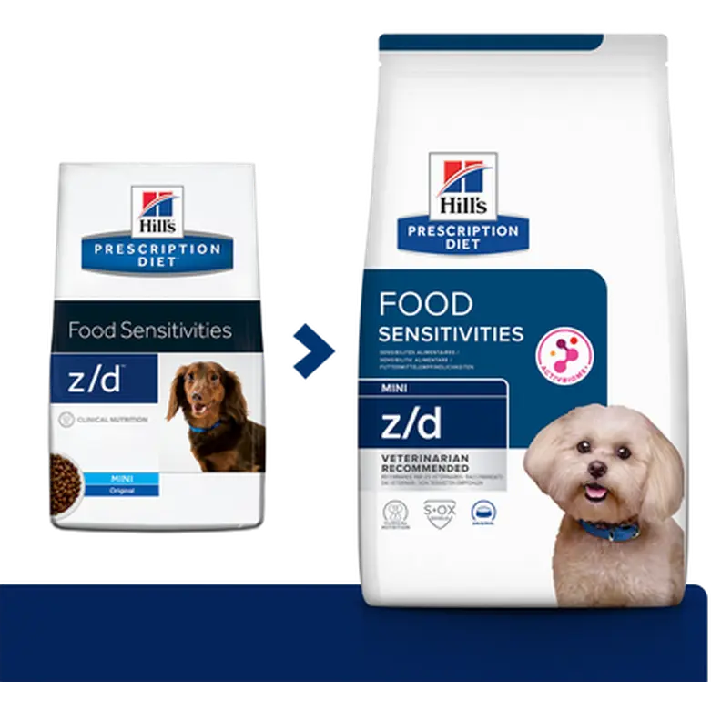 z/d Food Sensitivities Skin Care Mini Original - Dry Dog Food
