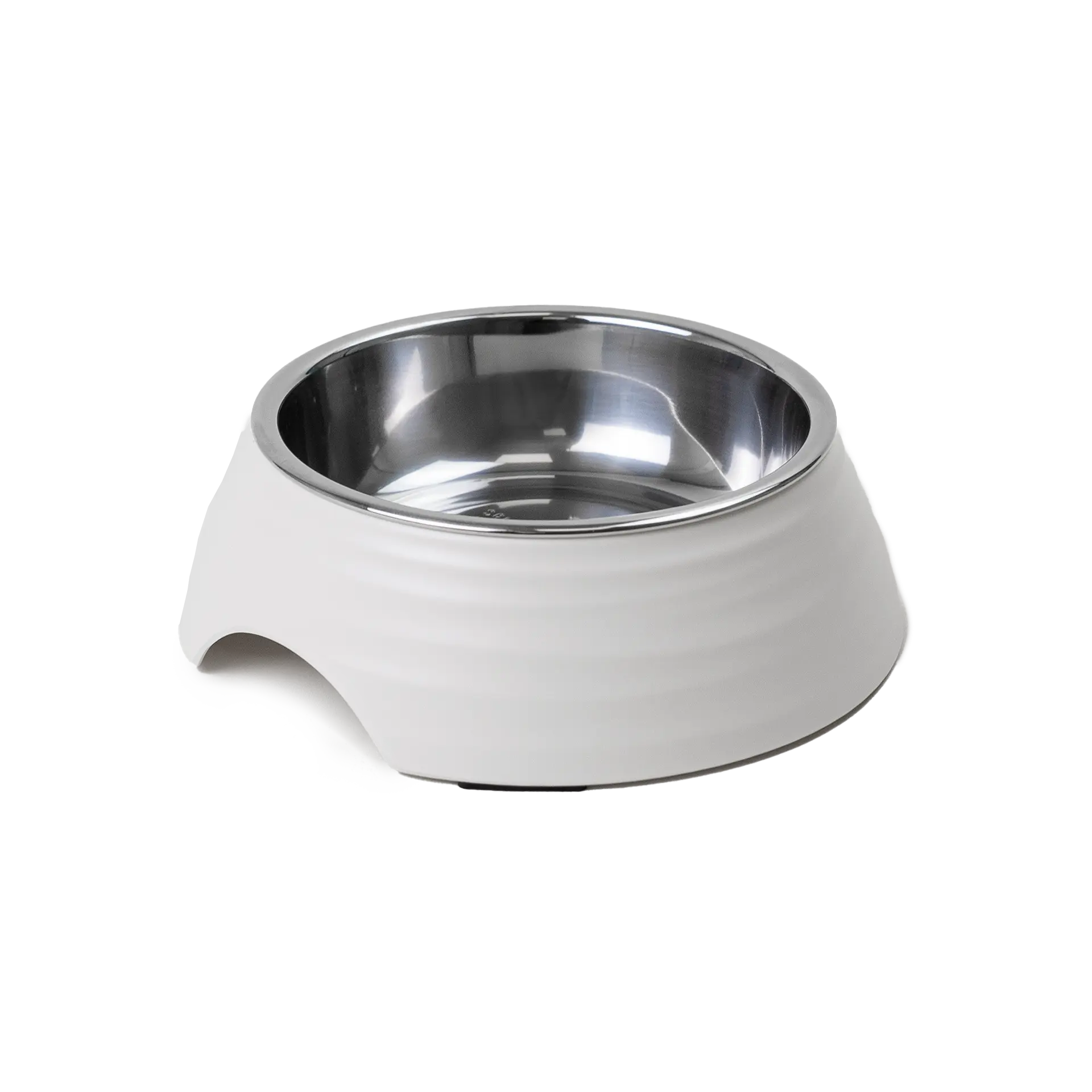 Ruoka- ja vesikuppi Ripple valkoinen S 160ml, 14x4,5cm