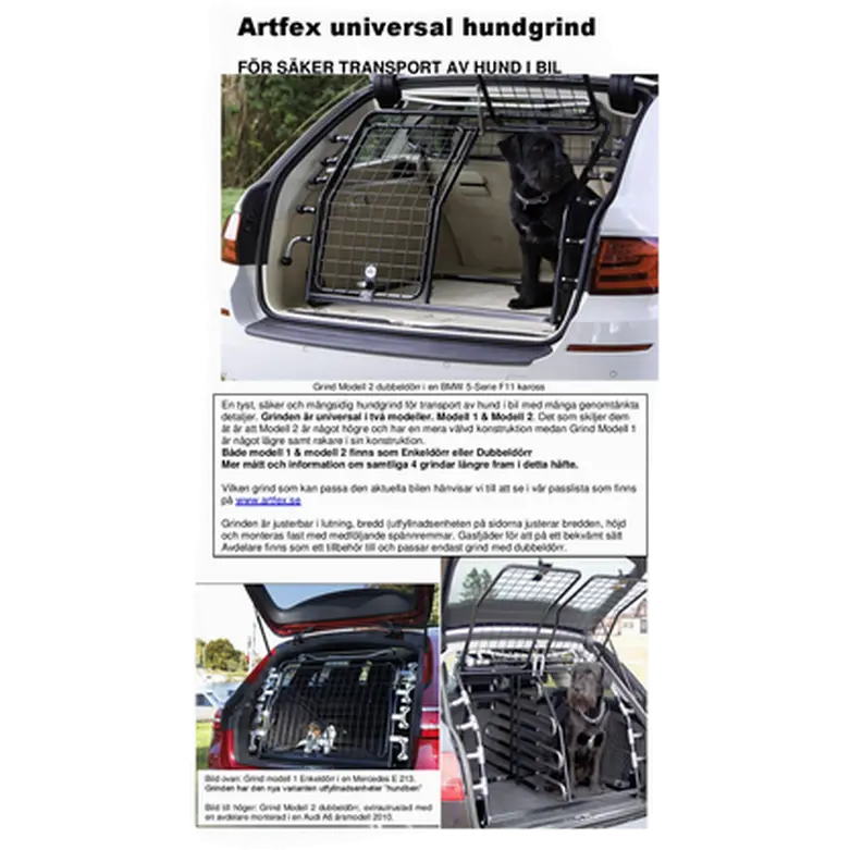 ArtFex Hundgrind Modell 2 Enkel