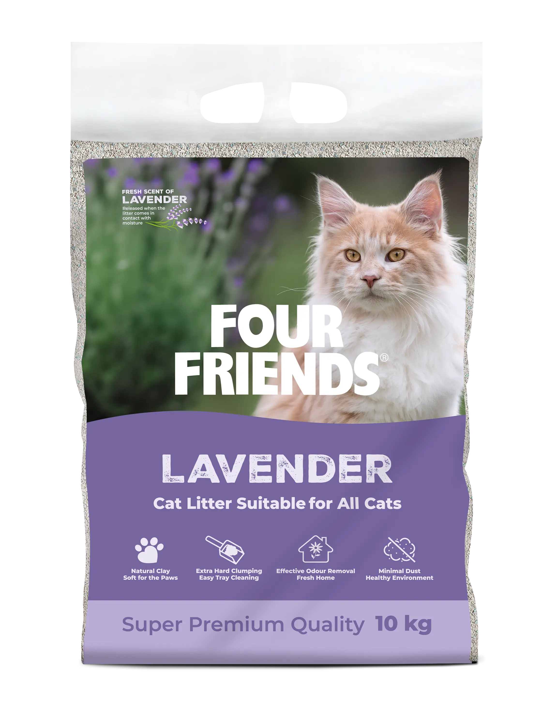 Cat Litter Lavender 10 kg - Lavendel