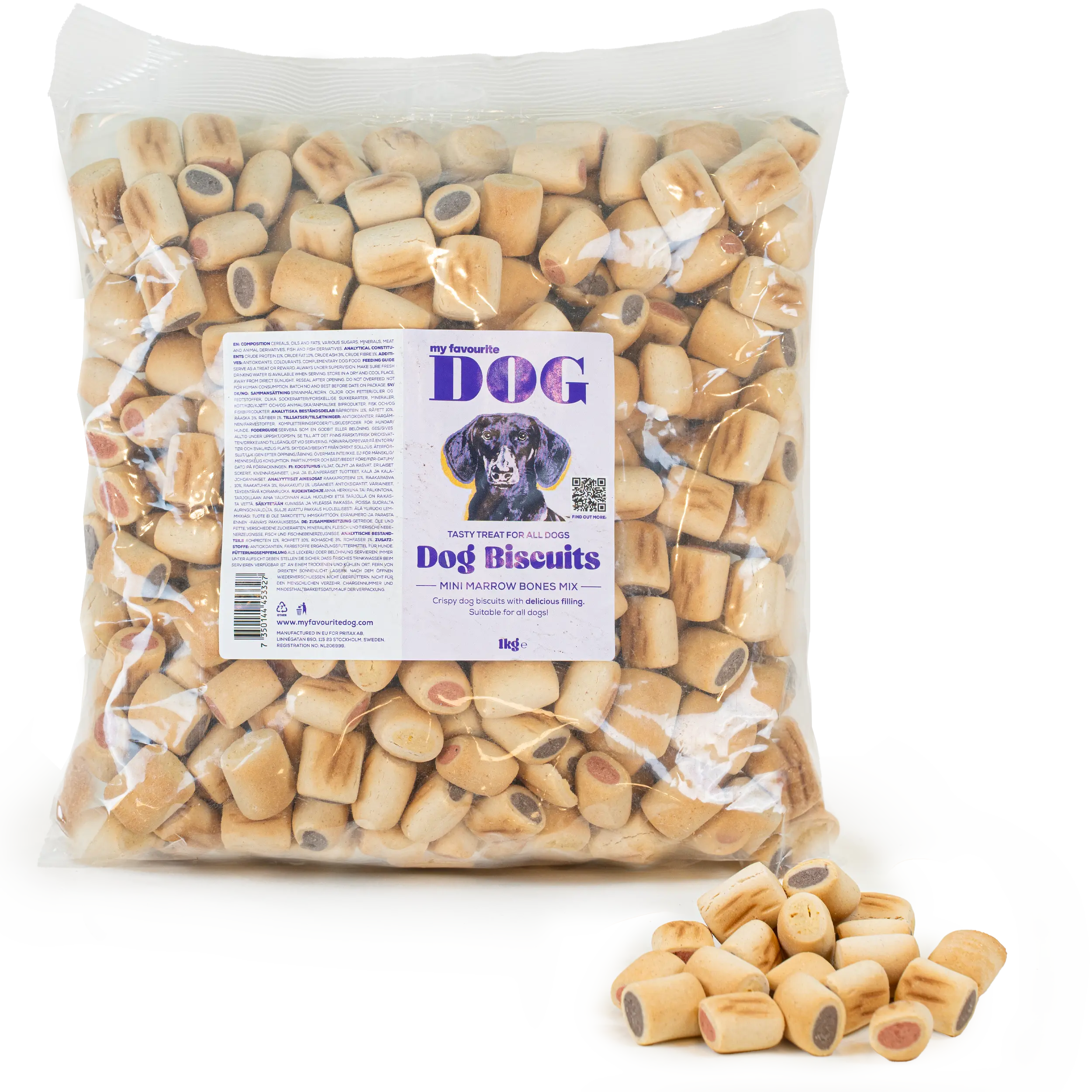Koiran keksit Märgben mini mix 1 kg