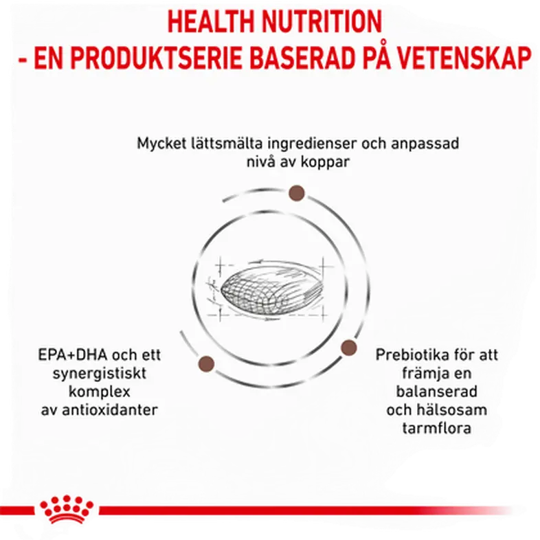 Hepatic Torrfoder för hund