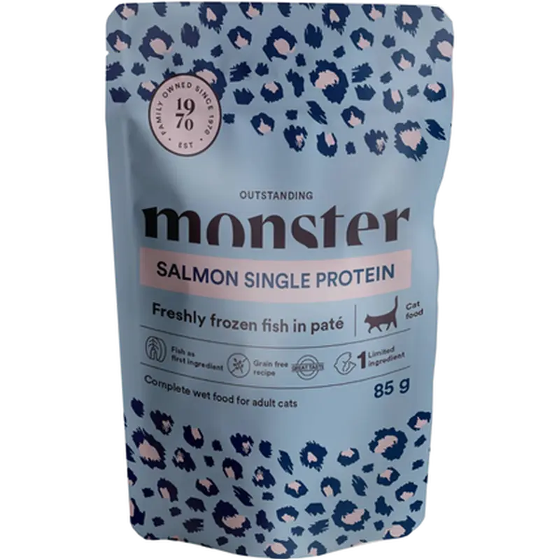 Cat Pouches Adult Salmon 85 g x 8 st - Portionspåsar