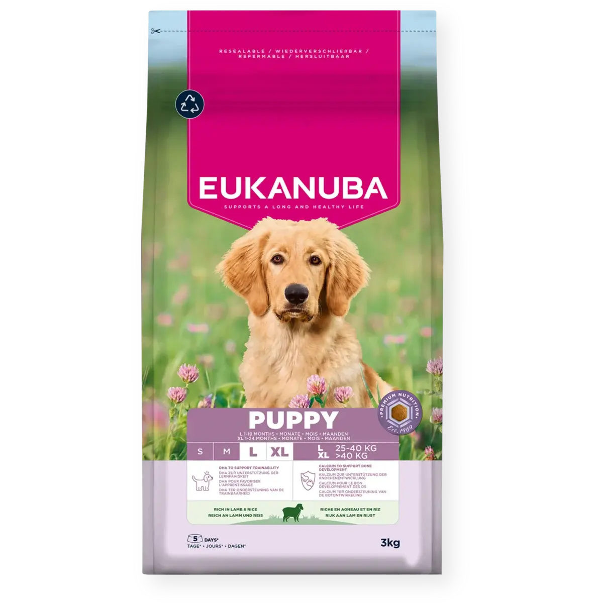 Dog Puppy & Junior Large Lamb & Rice 3 kg