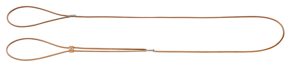 Show Leash 4/140 Cowleather Tan