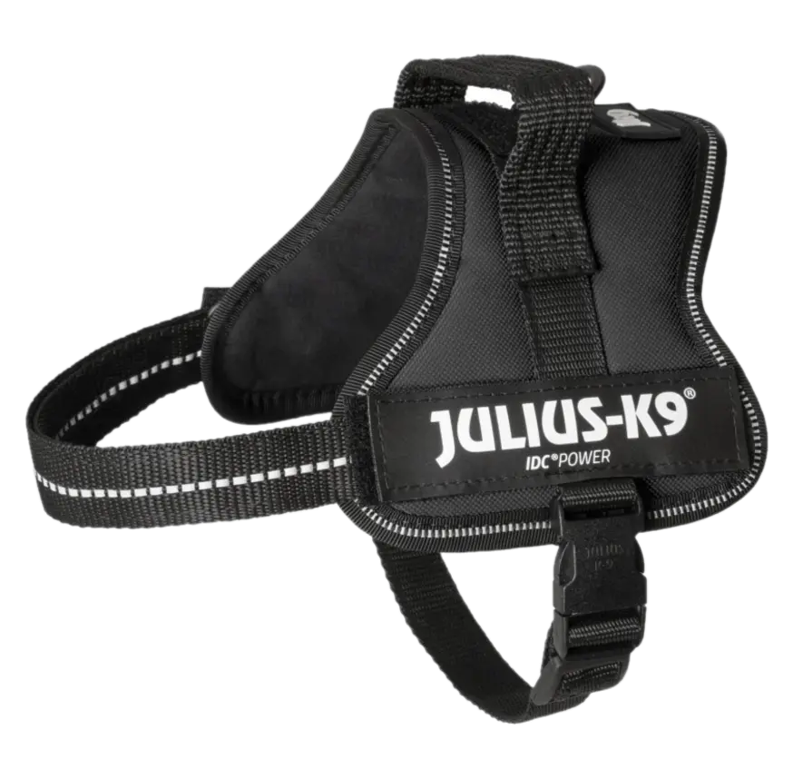 IDC Powerharness Dog Harness Black Baby 1