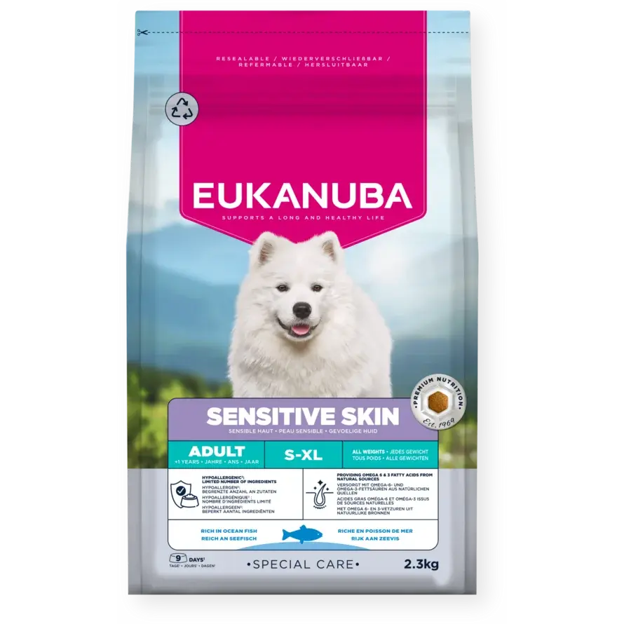 Dog Daily Care Sensitive Skin 2,3 kg