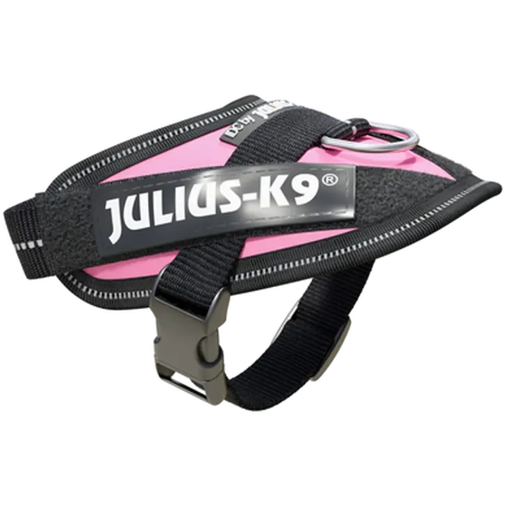 Julius-K9 IDC Powerharness Hundegeschirr Rosa – verstellbar & reflektierend