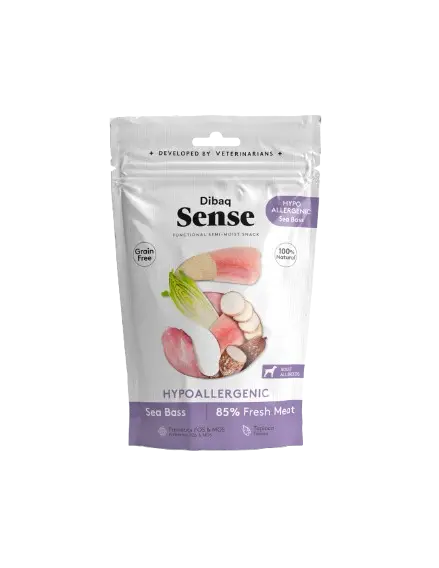 Sense Dog Snack Hypoallergenic Sea Bass 100 g