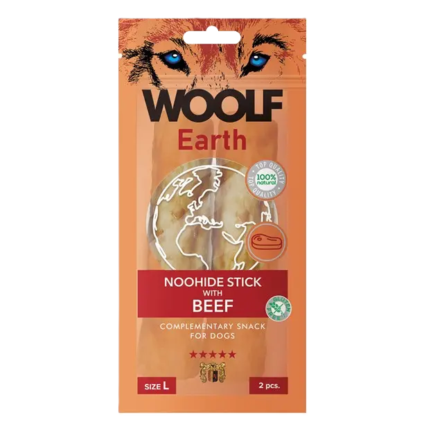 Earth Noohide Stick with Beef L 85g