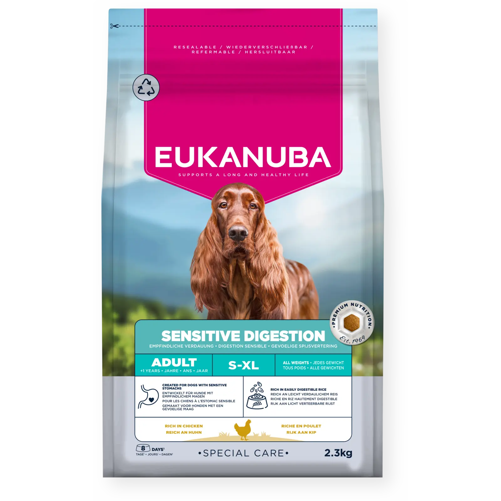 Dog Daily Care Sensitive Digestion White 2,3 kg