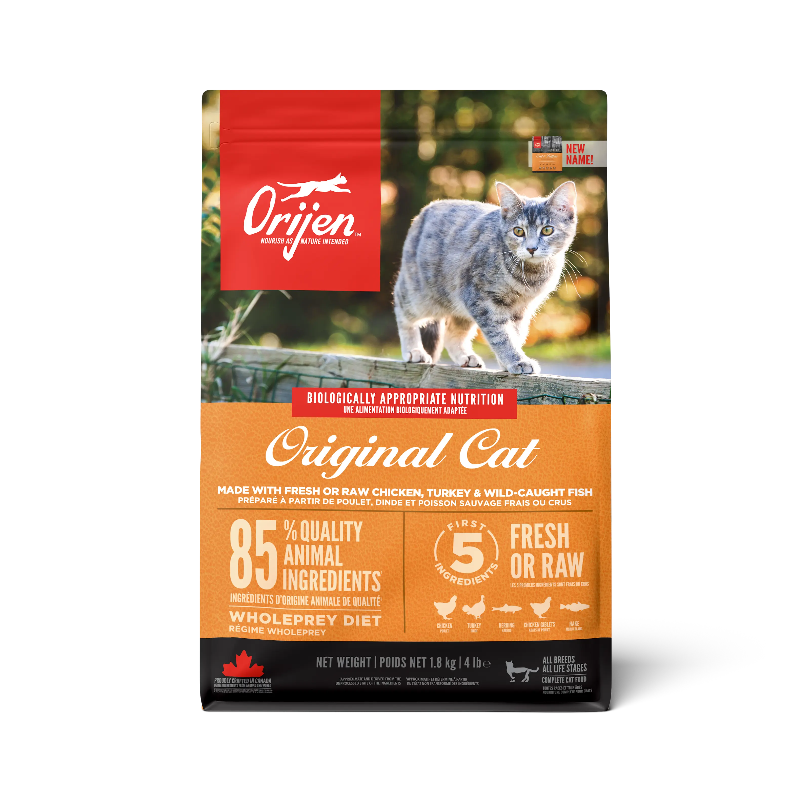 Original Cat - Tørrfôr til katter 1,8 kg