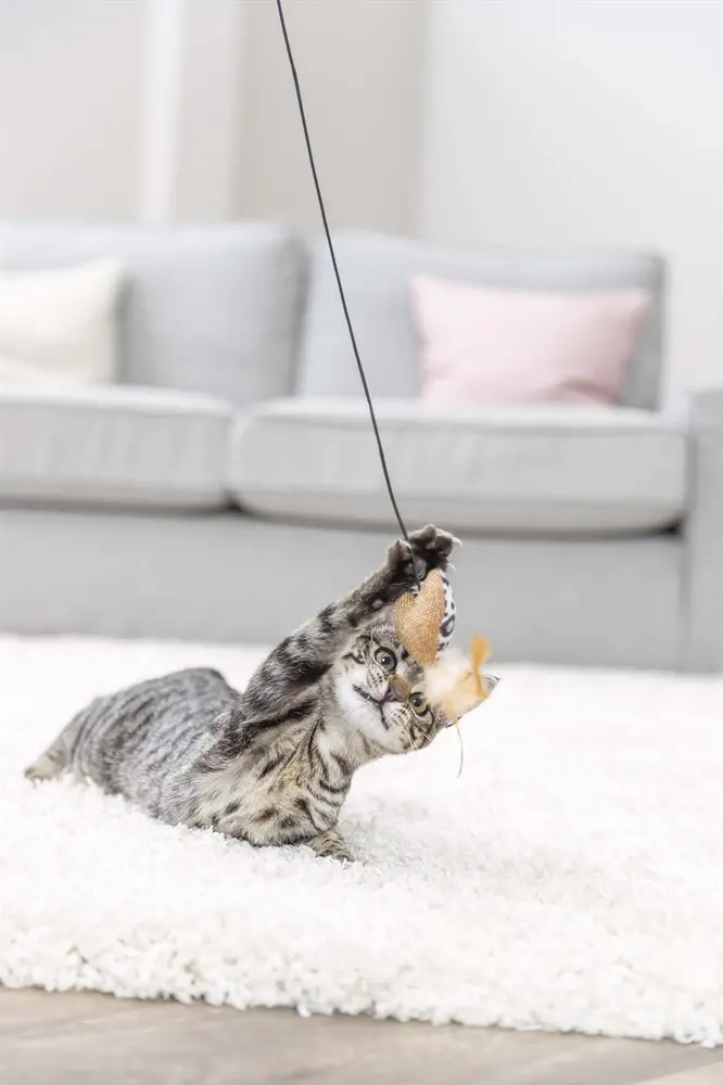 Trixie Vippa Hjärta Katzenspielzeug mit Katzenminze, 50 cm