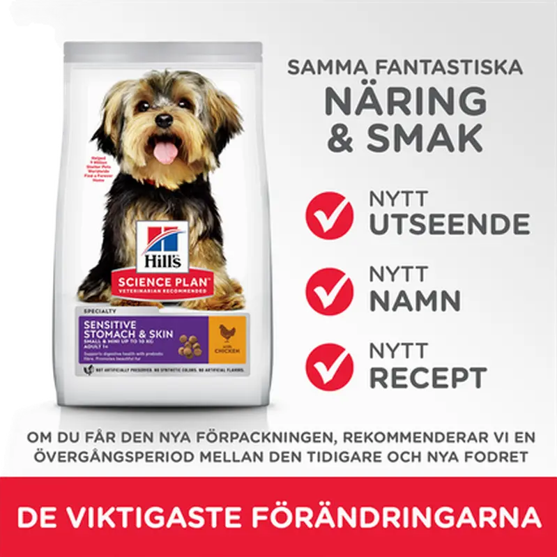 Adult Stomach & Skin Small & Miniature Chicken - Dry Dog Food