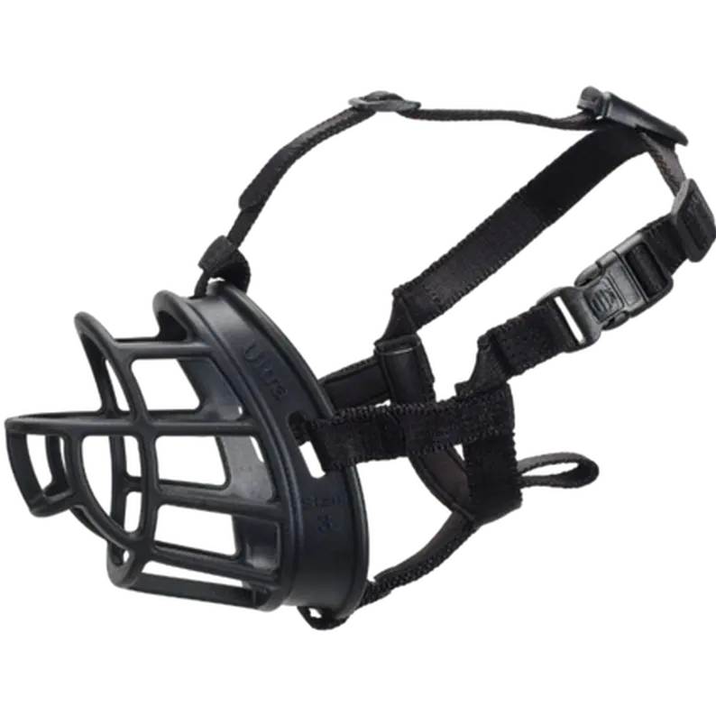 Ultra Muzzle, Black - Maximum Safety, Comfort and Protection Nro 1