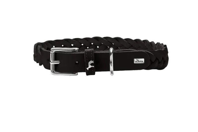 Koiran panta Solid Education Special lehmännahka musta S 45cm
