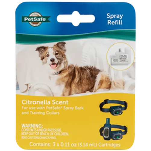 PetSafe Citronella Refill-patron til anti-gø halsbånd – 3-pak