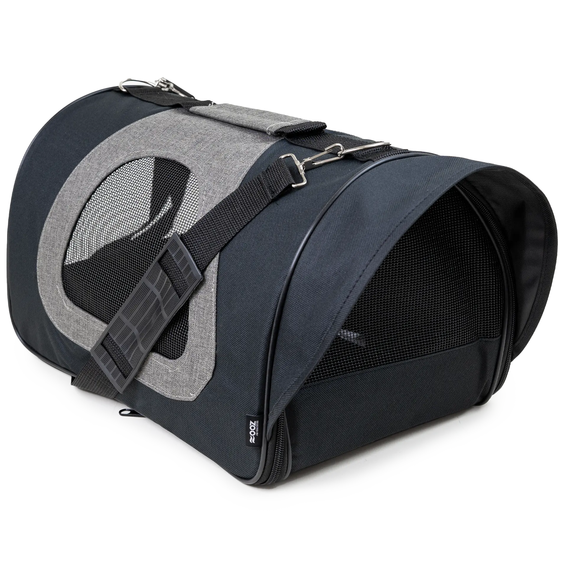 Kantolaukku Airline Milo, 40x23x24 cm, musta/harmaa