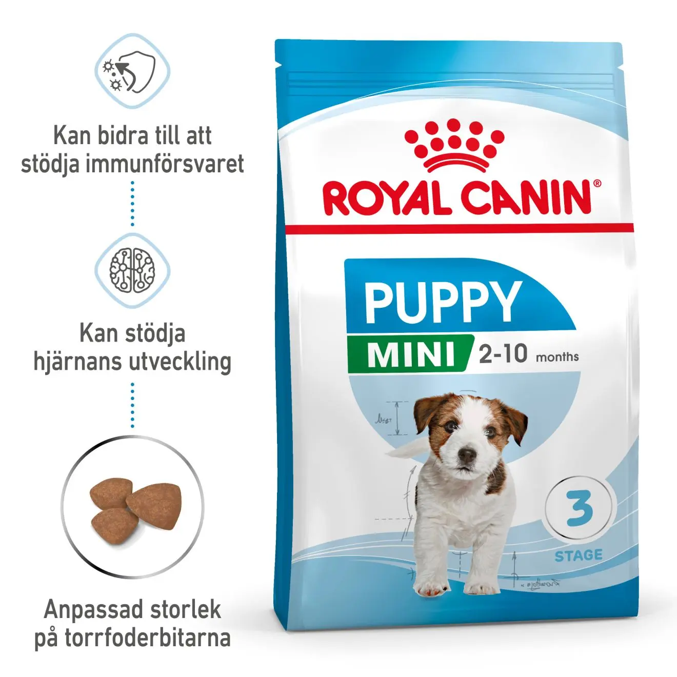 Mini Puppy Kuivaruoka pennuille 4 kg