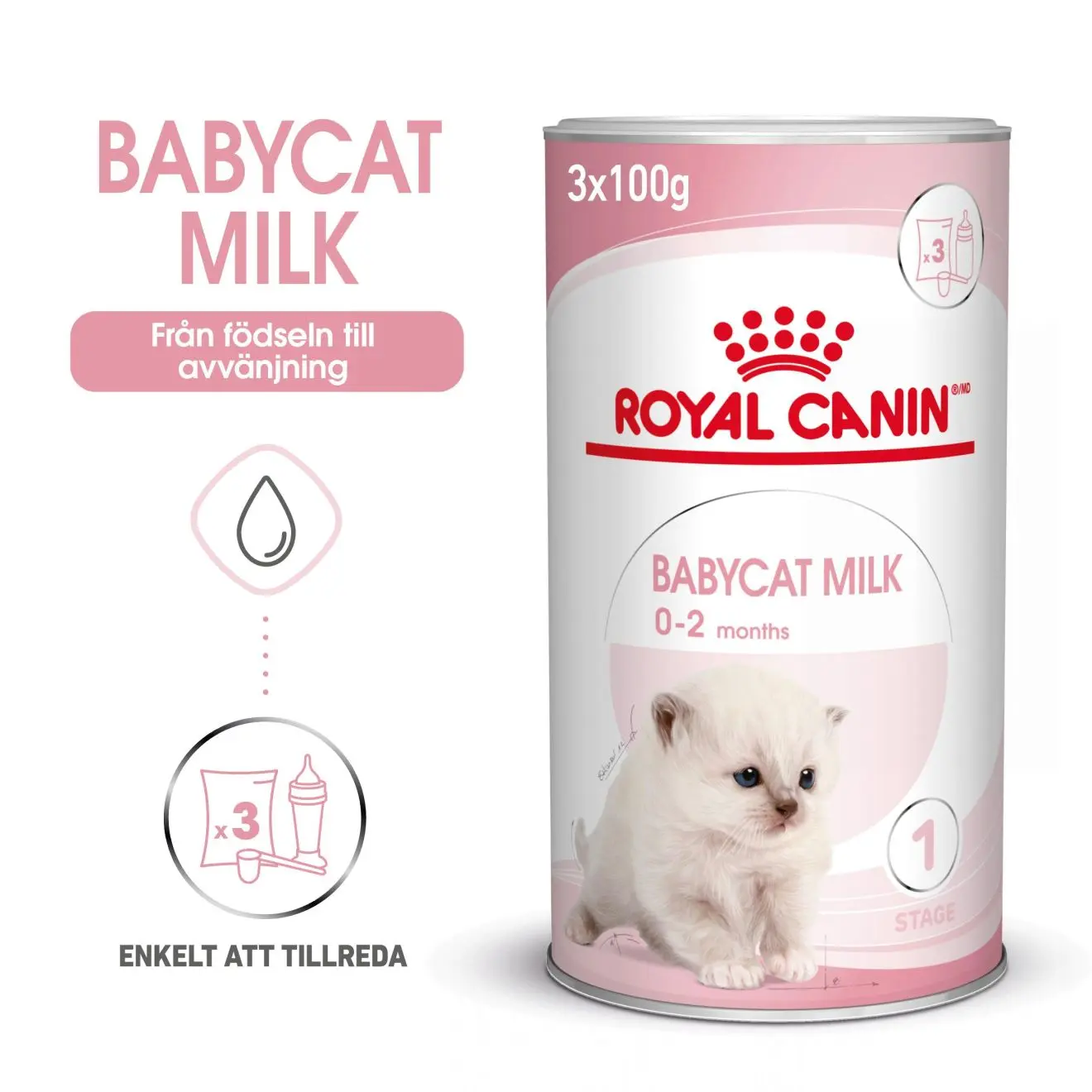 Babycat Milk Starter Mjölk för katt 300 g