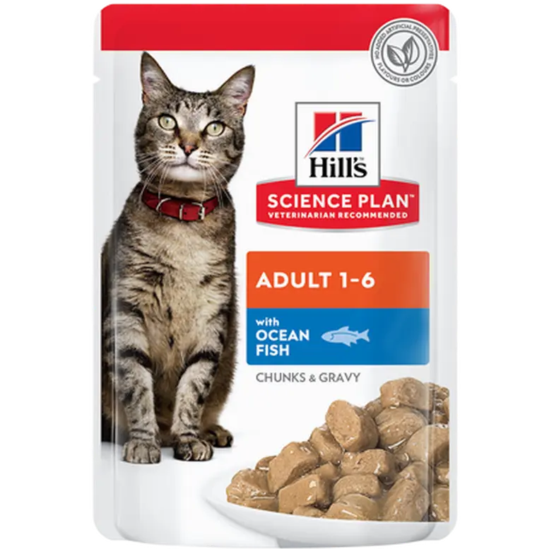 Adult Chicken Ocean Fish Beef Pouch - Wet Cat Food